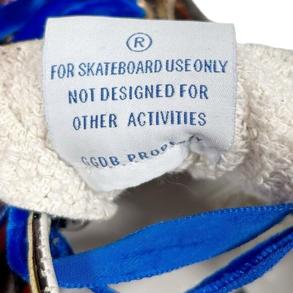 GOLDEN GOOSE May Sneaker in Leopard Laminated & Bluette Velvet Laces EU 39 - Picture 11 of 12